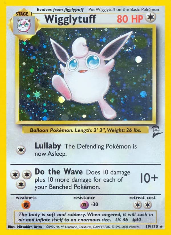 Wigglytuff card in English