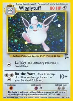 Wigglytuff card in English