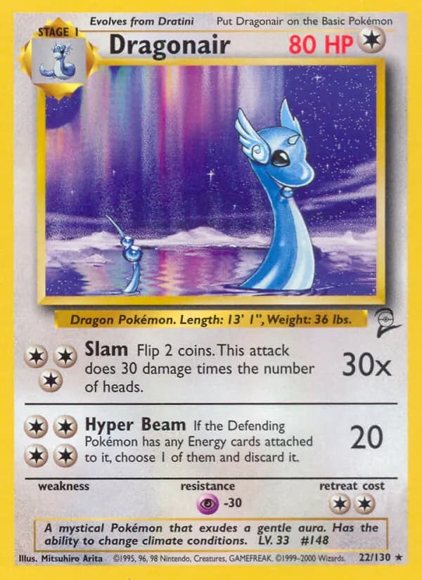 Dragonair card in English