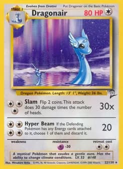 Dragonair card in English