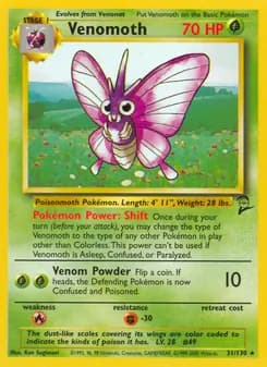 Venomoth card in English