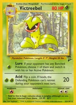 Victreebel card in English