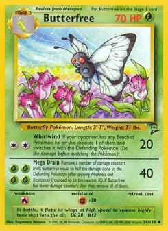 Butterfree card in English