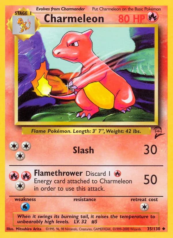 Charmeleon card in English