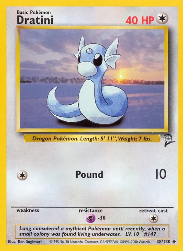 Dratini card in English