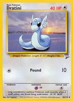 Dratini card in English