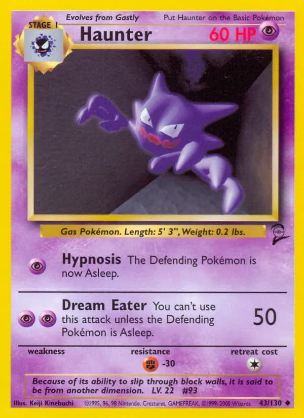 Haunter card in English