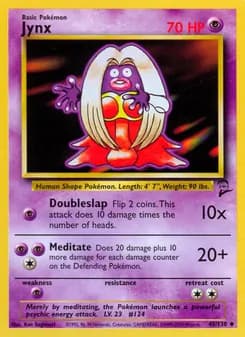 Jynx card in English