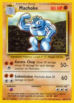 Machoke card in English