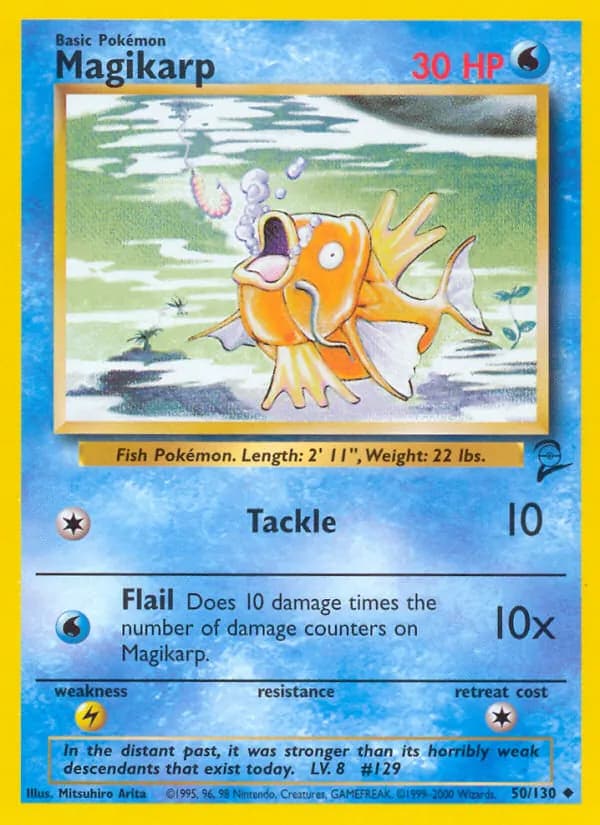 Magikarp card in English