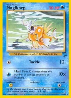 Magikarp card in English