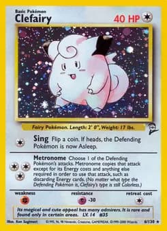 Clefairy card in English