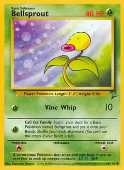 Bellsprout card in English