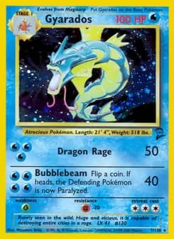 Gyarados card in English