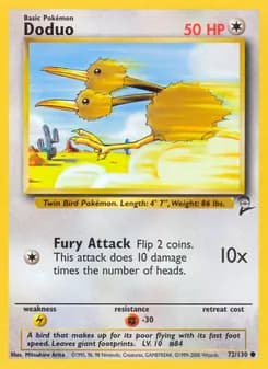 Doduo card in English