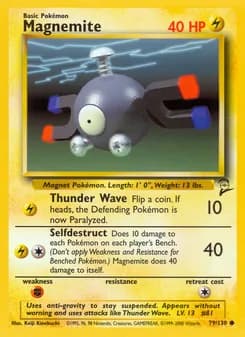 Magnemite card in English