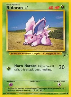 Nidoran♂ card in English
