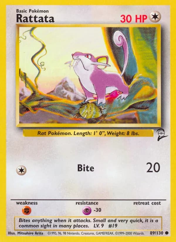 Rattata card in English