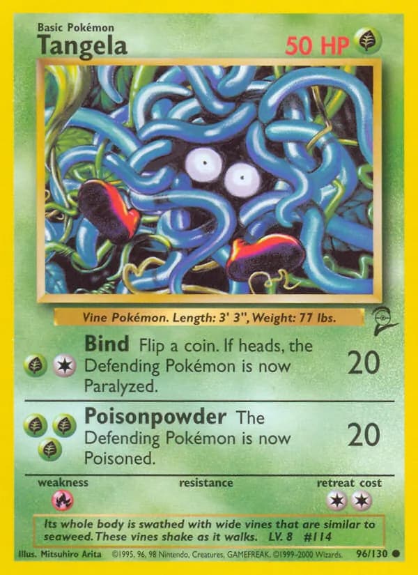 Tangela card in English
