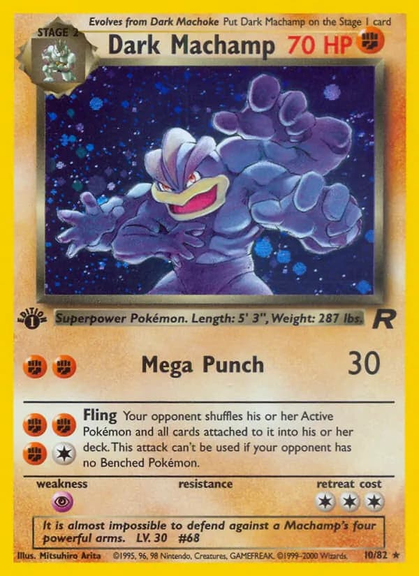 Dark Machamp card in English