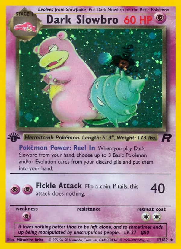 Dark Slowbro card in English