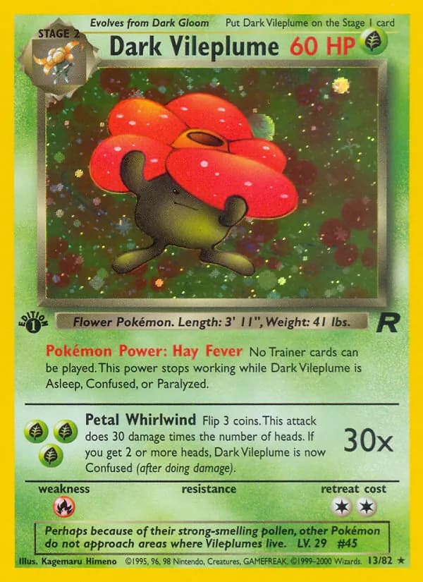 Dark Vileplume card in English