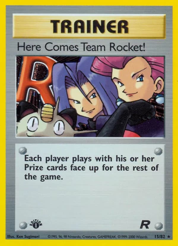 Here Comes Team Rocket! card in English