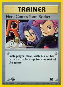 Here Comes Team Rocket! card in English