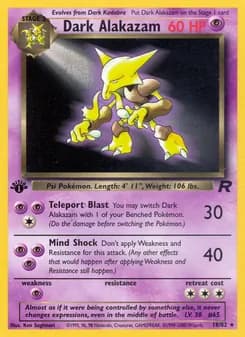 Dark Alakazam card in English