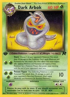 Dark Arbok card in English