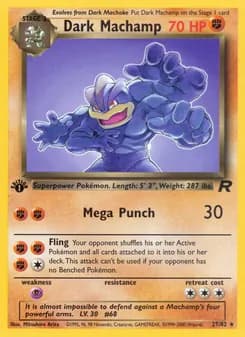 Dark Machamp card in English