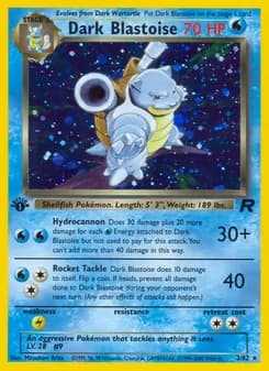 Dark Blastoise card in English