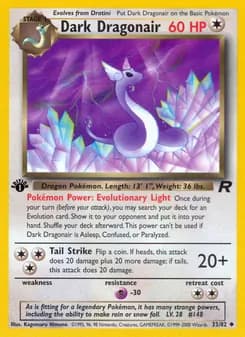 Dark Dragonair card in English