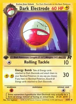 Dark Electrode card in English