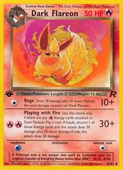 Dark Flareon card in English