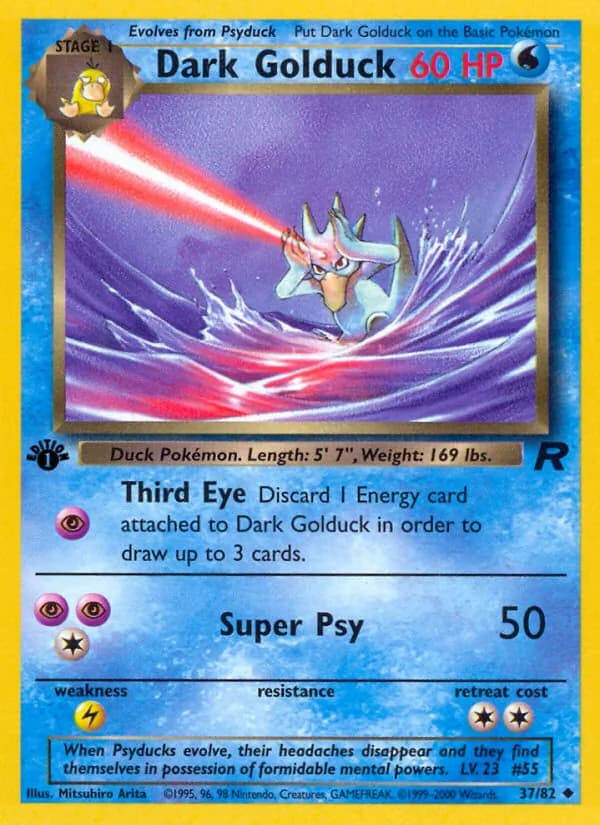 Dark Golduck card in English
