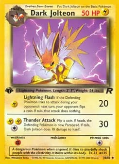 Dark Jolteon card in English