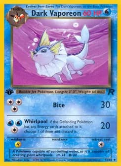 Dark Vaporeon card in English
