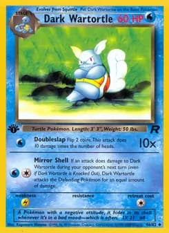 Dark Wartortle card in English