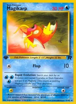Magikarp card in English