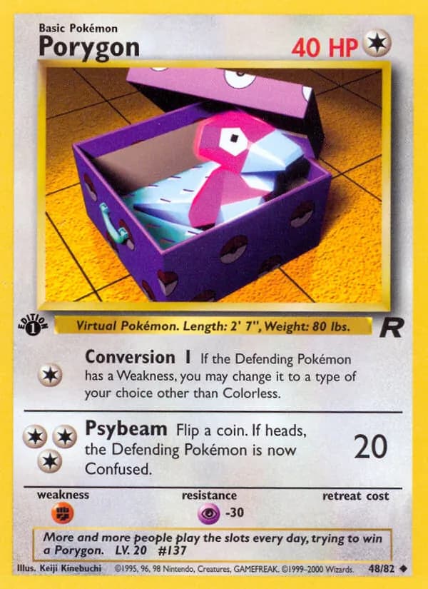 Porygon card in English