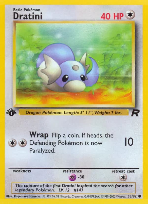Dratini card in English
