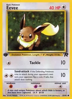 Eevee card in English