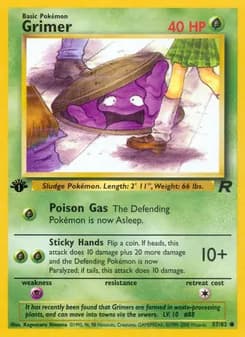 Grimer card in English