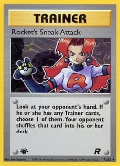 Rocket's Sneak Attack card in English