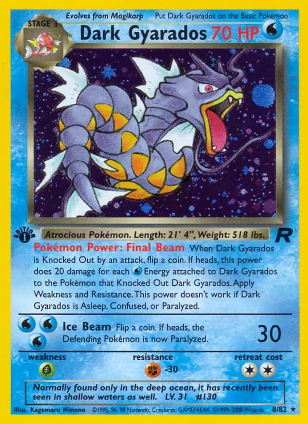 Dark Gyarados card in English