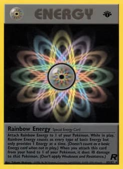Rainbow Energy card in English