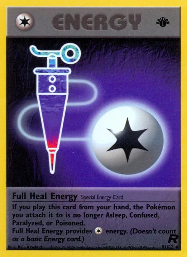 Full Heal Energy card in English