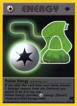 Potion Energy card in English