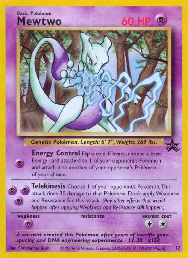 Mewtwo card in English